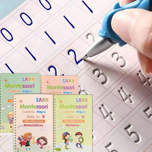 Pack 4 Libros mágicos Montessori